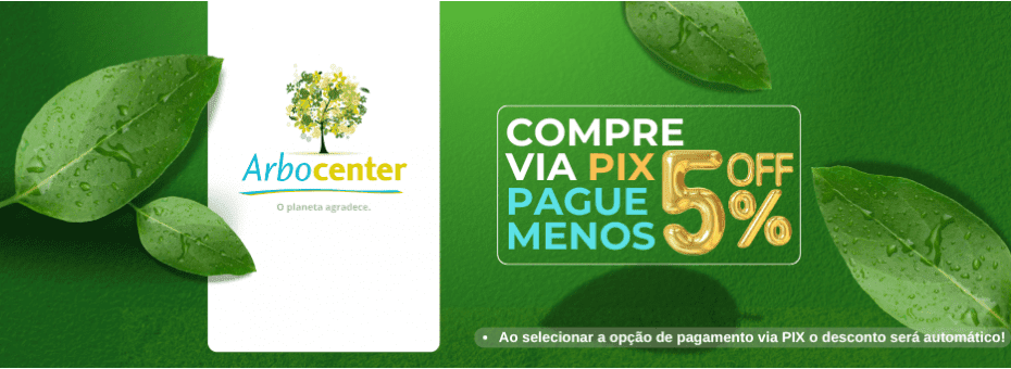 PAGUE VIA PIX ARBOCENTER